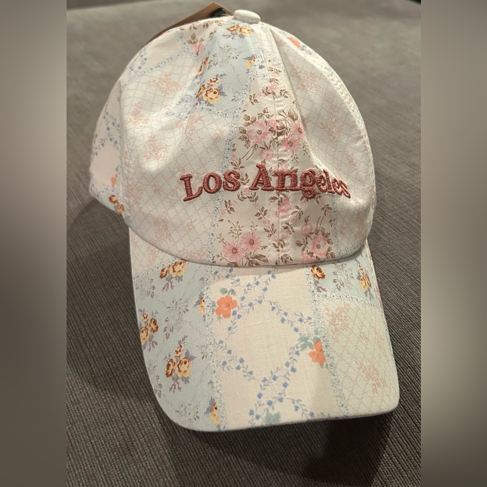 Mix No 6 Los Angeles Floral Baseball Hat Womens OS NWT